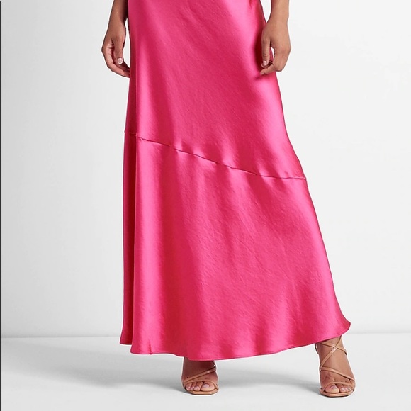 Limited Edition Satin Cowl Neck Maxi Dress - Picture 6 of 6